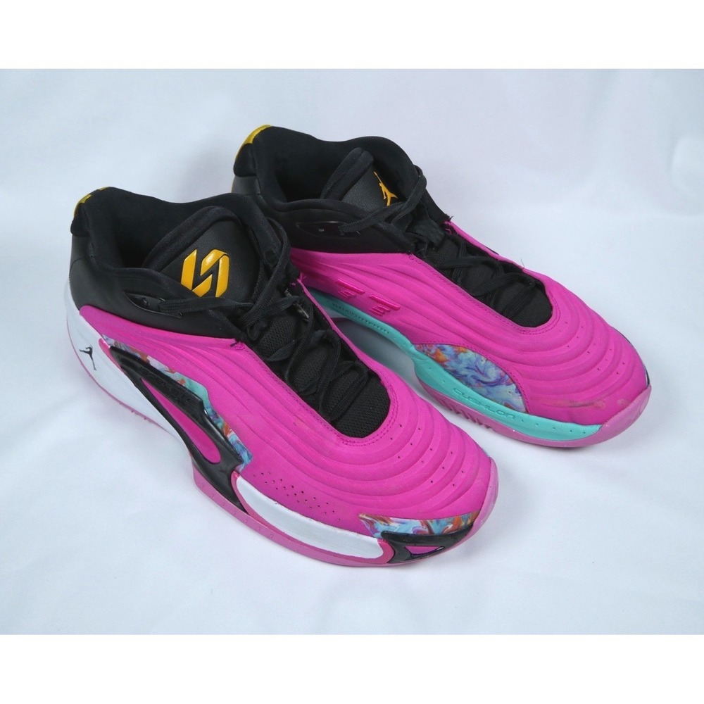 Jordan‎ Luka 2 The Pitch Hyper Pink Black Citrus Basketball Shoes DX883 Mens 12